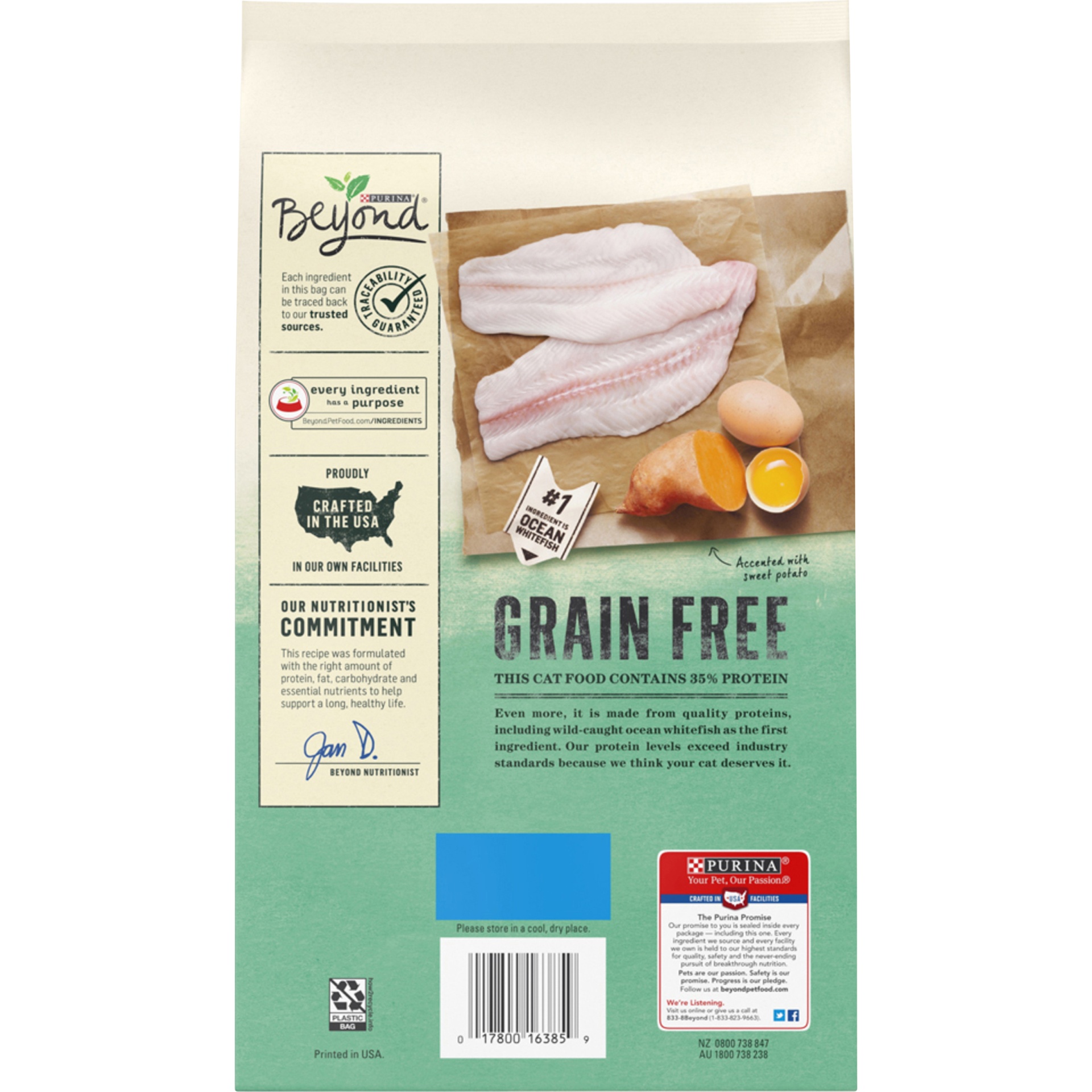 slide 4 of 7, Beyond Grain Free Ocean Whitefish Egg Recipe Cat Food, 3 lb