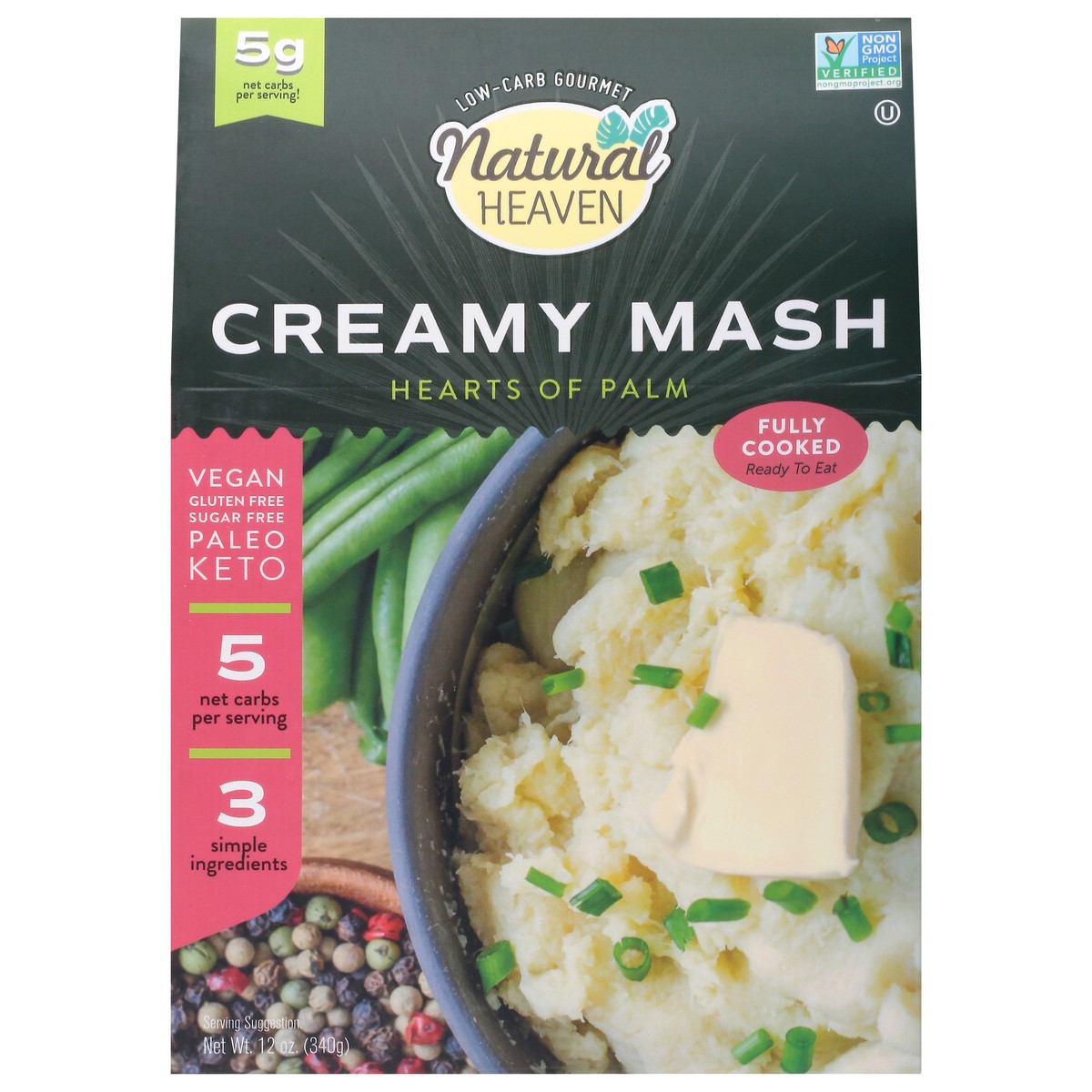 slide 2 of 14, Natural Heaven Creamy Mash Hearts of Palm 12 oz, 12 oz