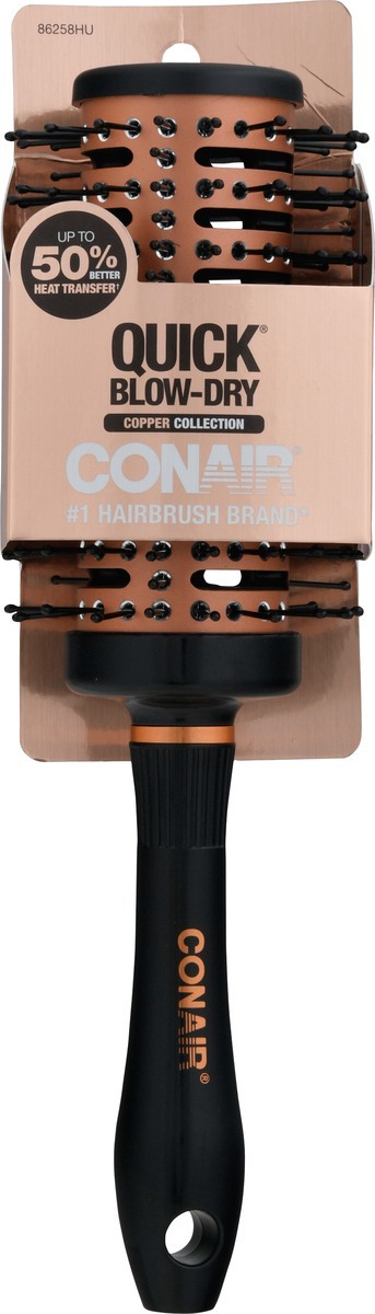 slide 7 of 10, Conair Quick Blow-Dry Vented Round Brush, 1 ct