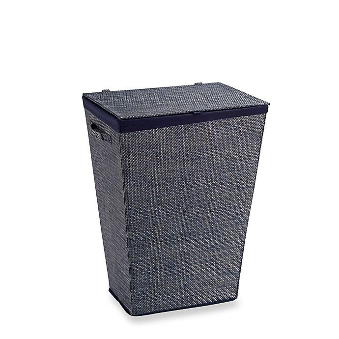 slide 1 of 2, Baum Parker Hamper - Navy, 1 ct