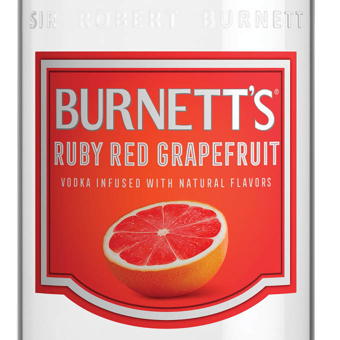 slide 2 of 2, Burnett's Burnetts Vodka Flavors - RRGrpfruit, 1750 ml, 1.75 liter