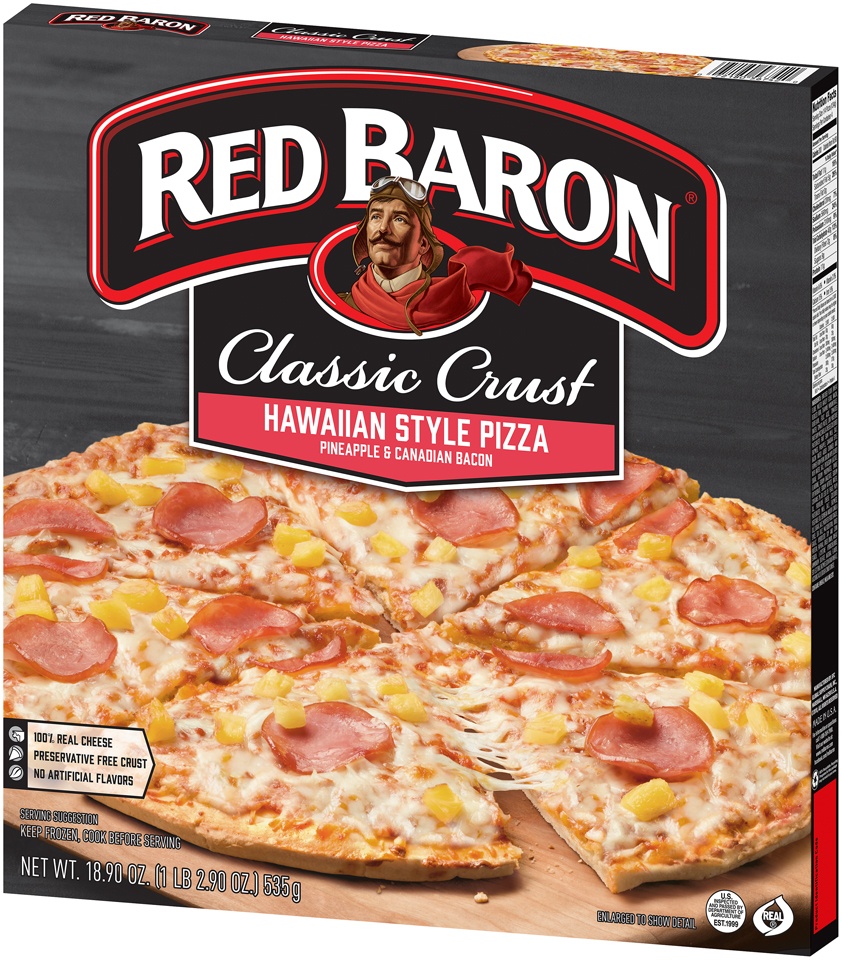 slide 4 of 9, Red Baron Pizza 18.9 oz, 18.9 oz