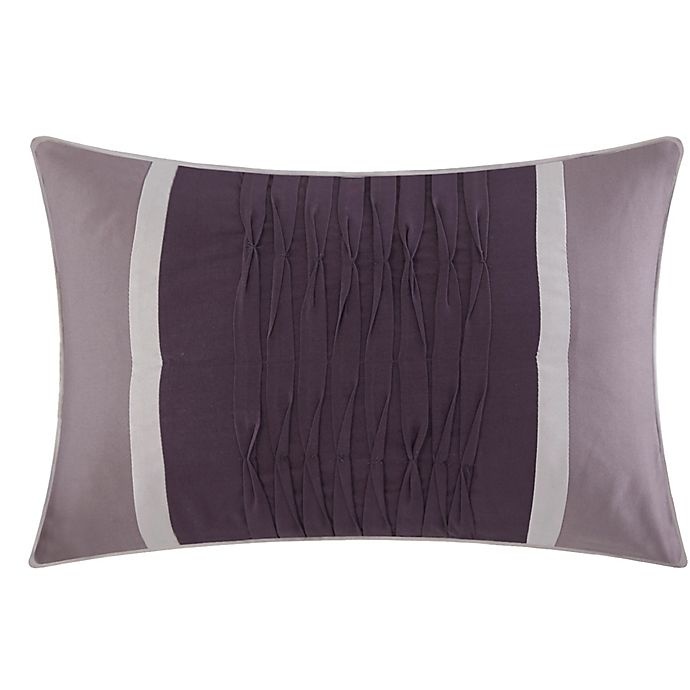 slide 6 of 8, Chic Home Rashi Queen Comforter Set - Plum, 10 ct