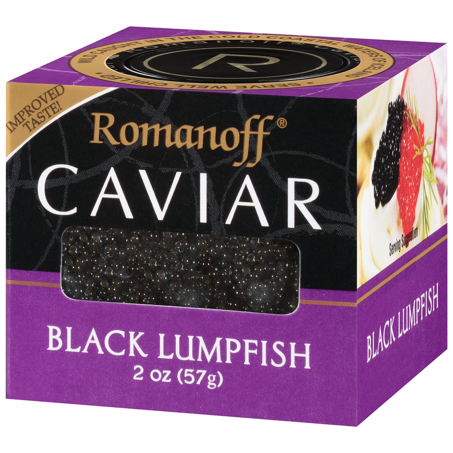 slide 3 of 8, Romanoff Caviar 2 oz, 