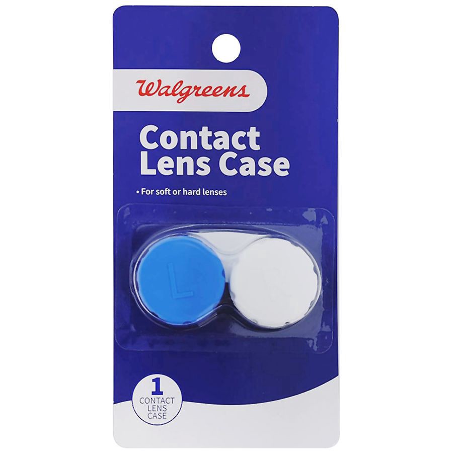 slide 1 of 2, Walgreens Twist Top Contact Lens Case, 1 ct
