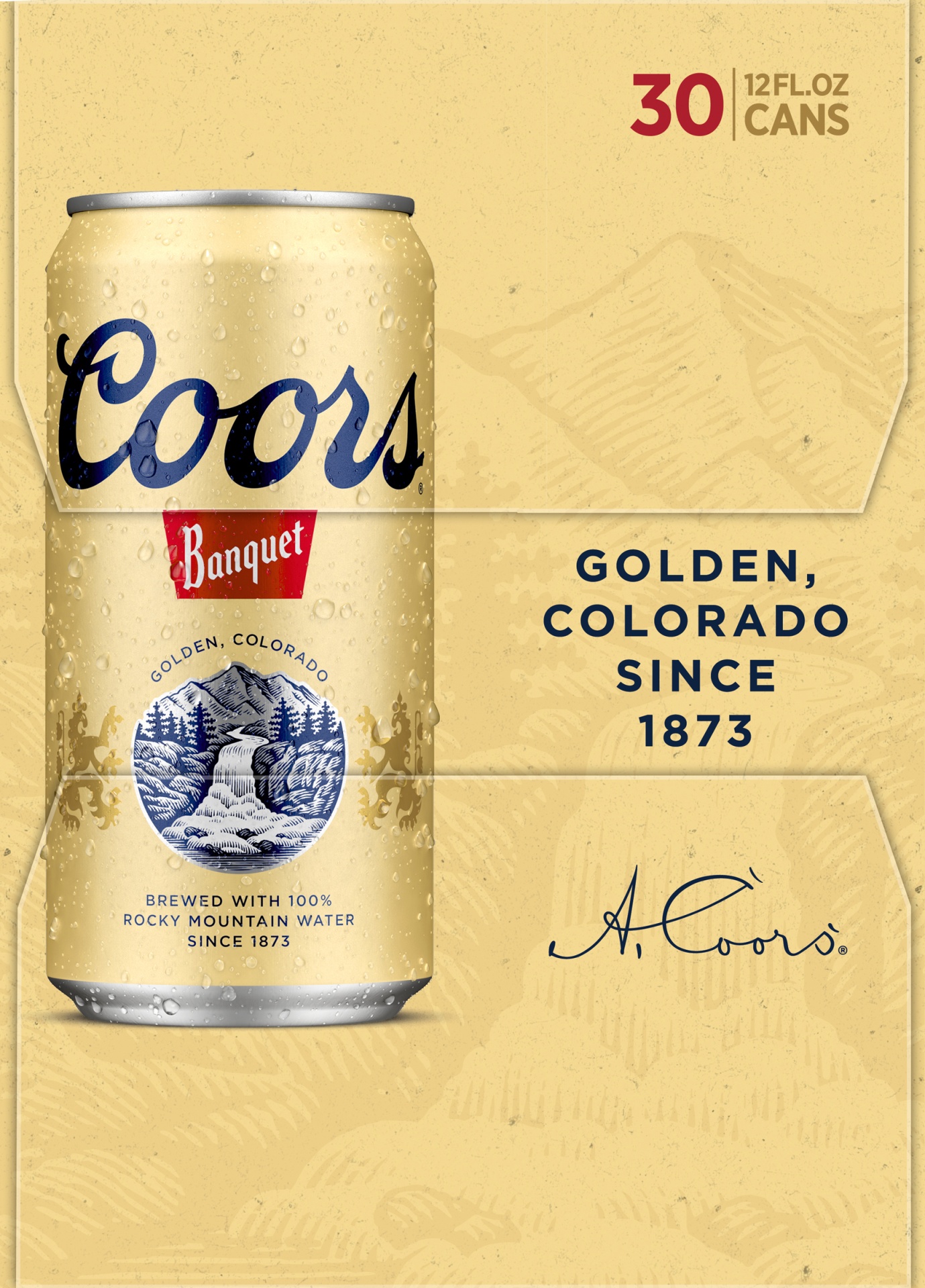 slide 2 of 6, Coors Lager Beer, 30 ct; 12 oz