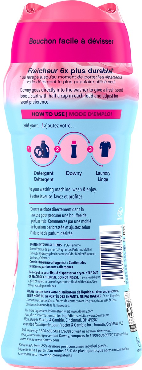 slide 4 of 8, Downy April Fresh In-Wash Laundry Scent Booster Beads, 12.2 oz, laundry scent beads, Long-lasting Freshness, 12.20 oz