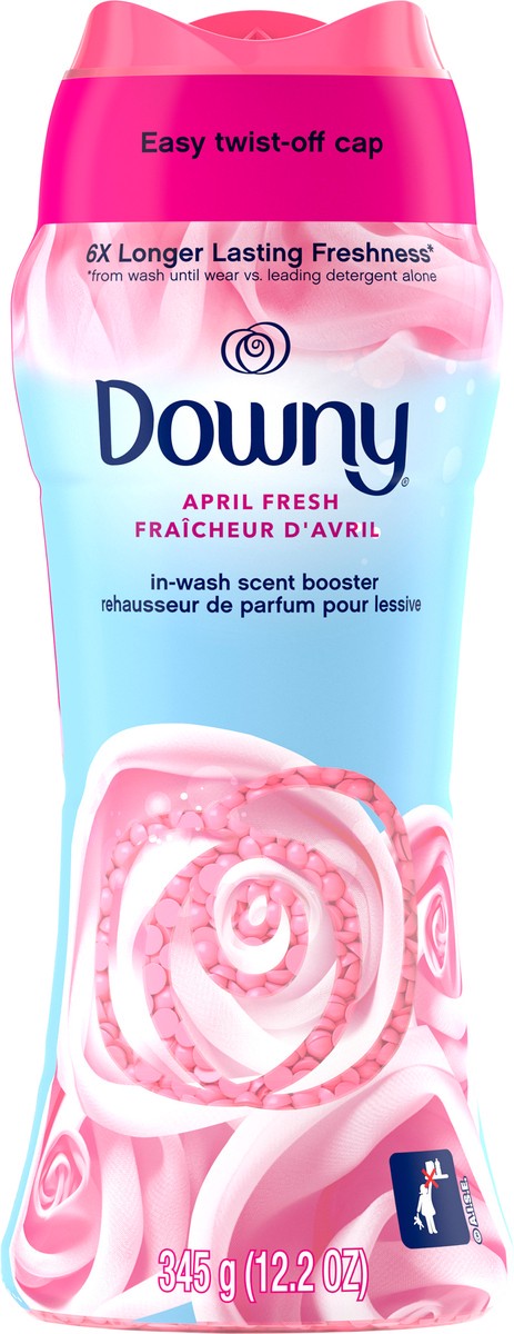 slide 2 of 8, Downy April Fresh In-Wash Laundry Scent Booster Beads, 12.2 oz, laundry scent beads, Long-lasting Freshness, 12.20 oz