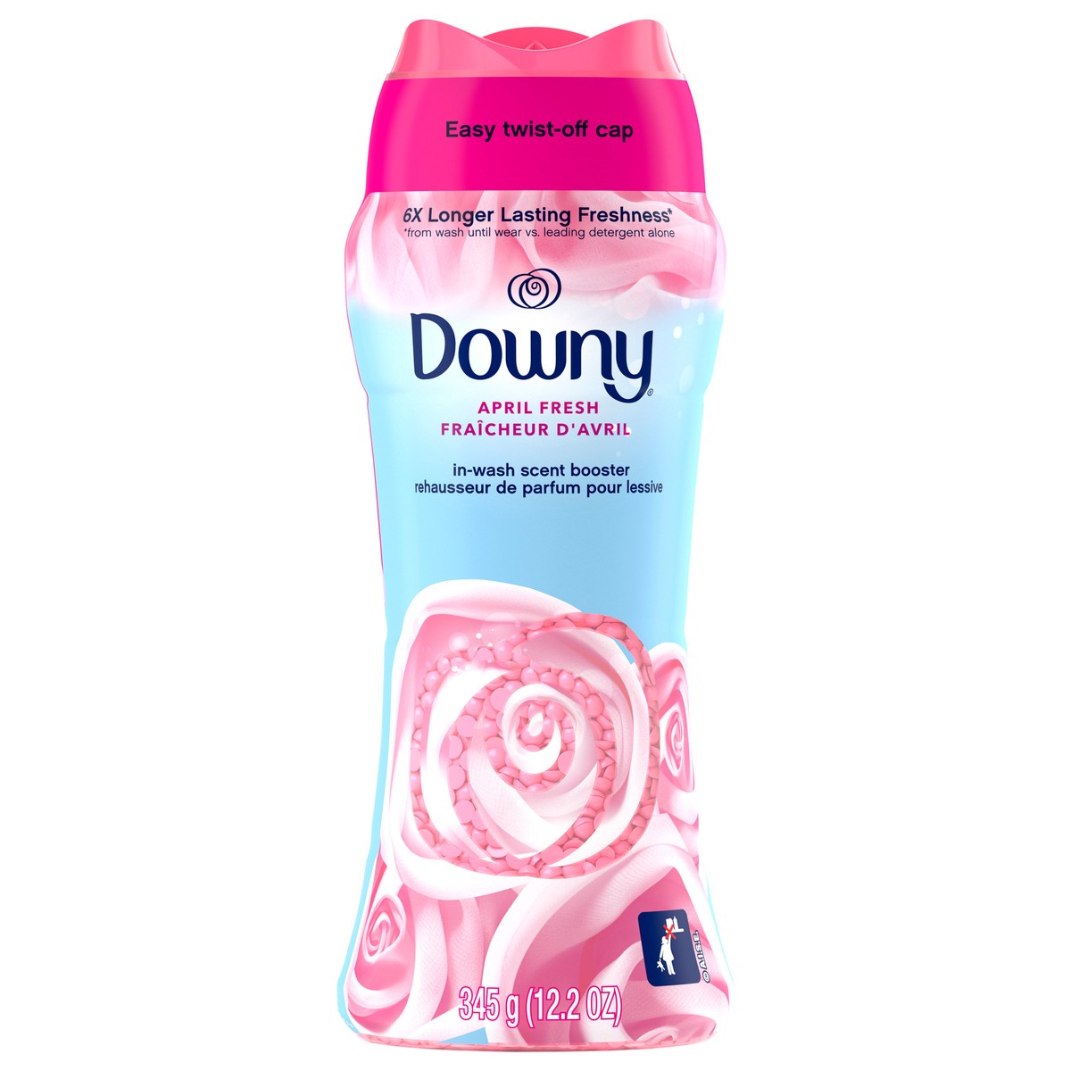 slide 8 of 8, Downy April Fresh In-Wash Laundry Scent Booster Beads, 12.2 oz, laundry scent beads, Long-lasting Freshness, 12.20 oz
