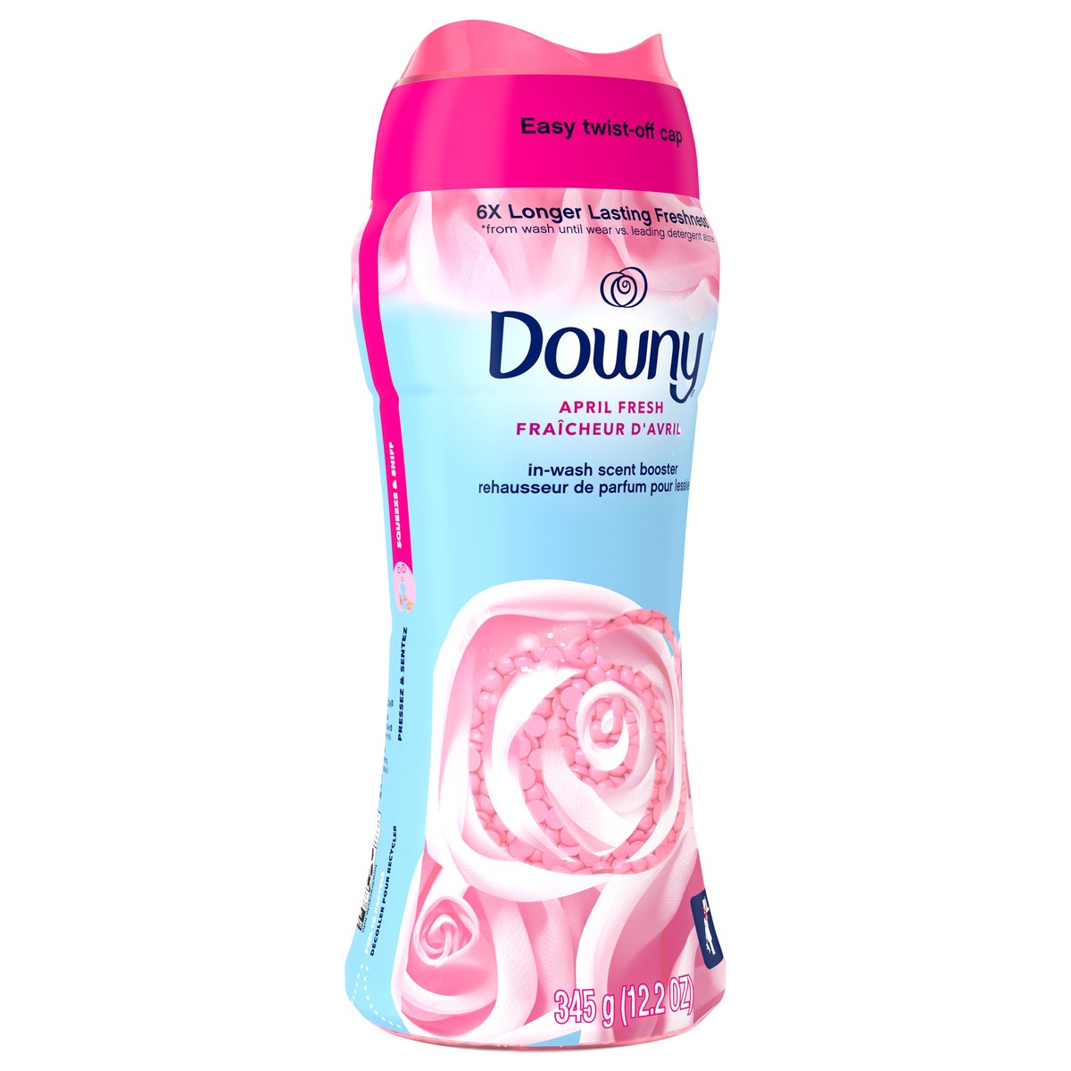 slide 5 of 8, Downy April Fresh In-Wash Laundry Scent Booster Beads, 12.2 oz, laundry scent beads, Long-lasting Freshness, 12.20 oz