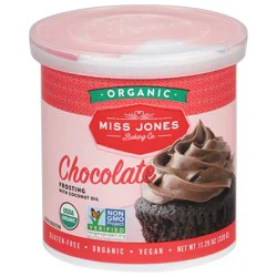 Miss Jones Organic Chocolate Frosting with Coconut Oil 11.29 oz