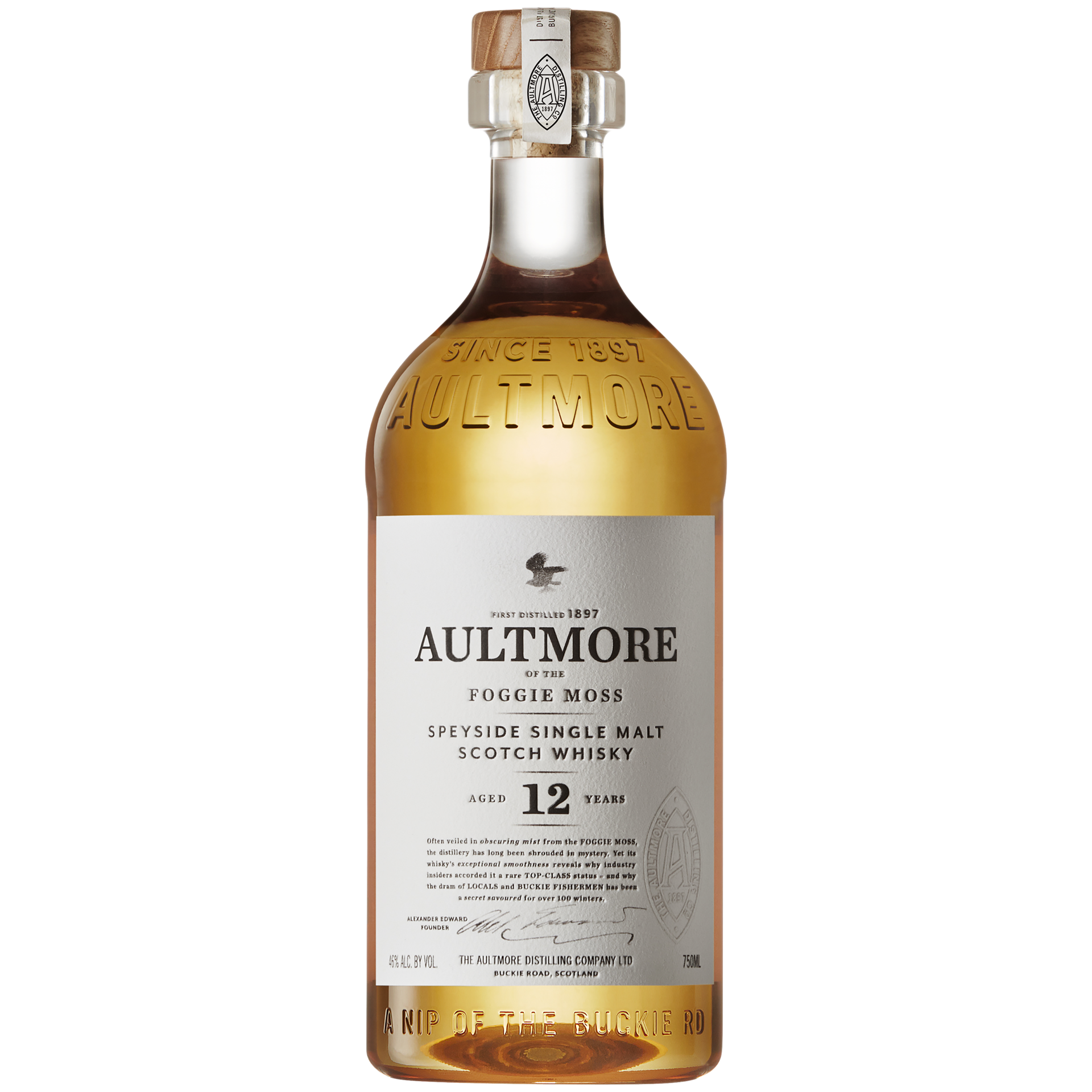 slide 1 of 5, Aultmore 12 Year Old Single Malt Scotch Whisky 46% 75Cl/750Ml, 750 ml