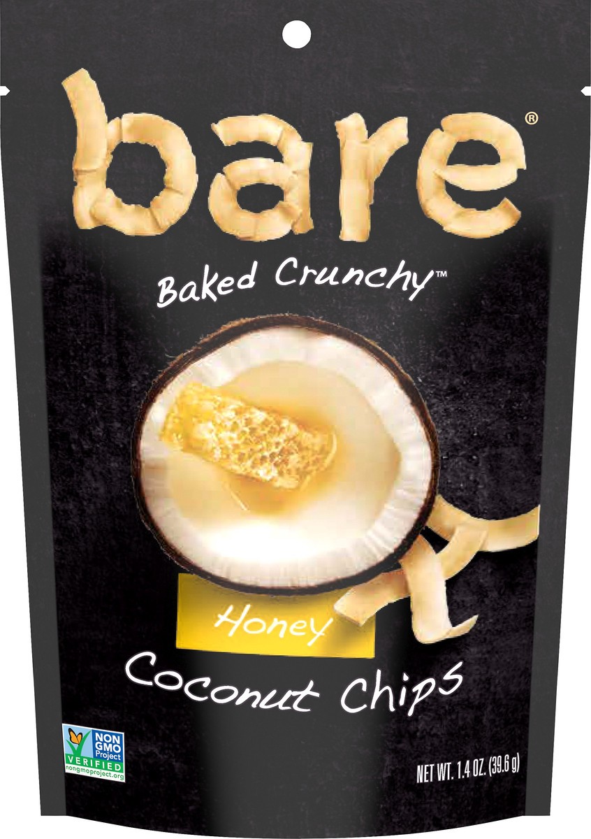 slide 5 of 6, Bare Baked Crunchy Honey Coconut Chips 1.4 oz, 1.4 oz