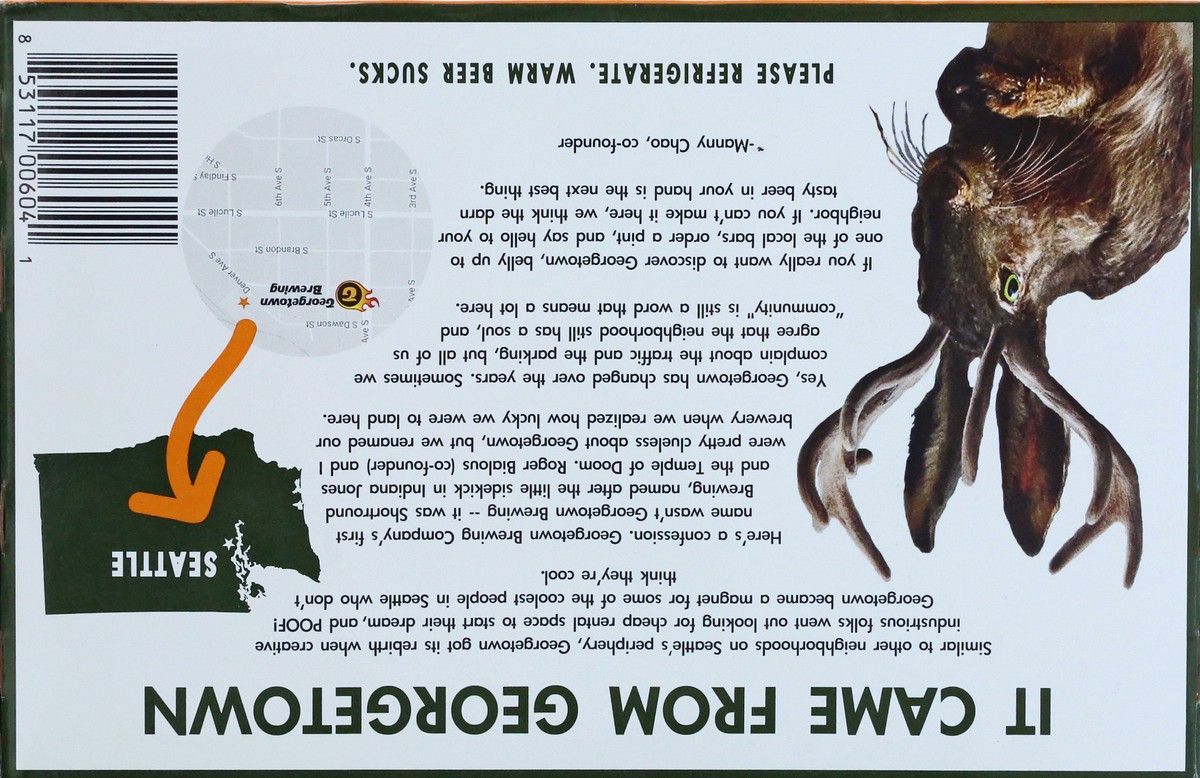 slide 7 of 11, Georgetown Brewing Co. Lucille India Pale Ale Beer 6 ea, 6 ct; 12 fl oz