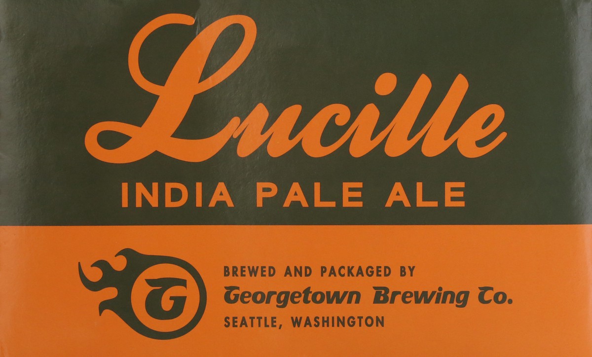 slide 1 of 11, Georgetown Brewing Co. Lucille India Pale Ale Beer 6 ea, 6 ct; 12 fl oz