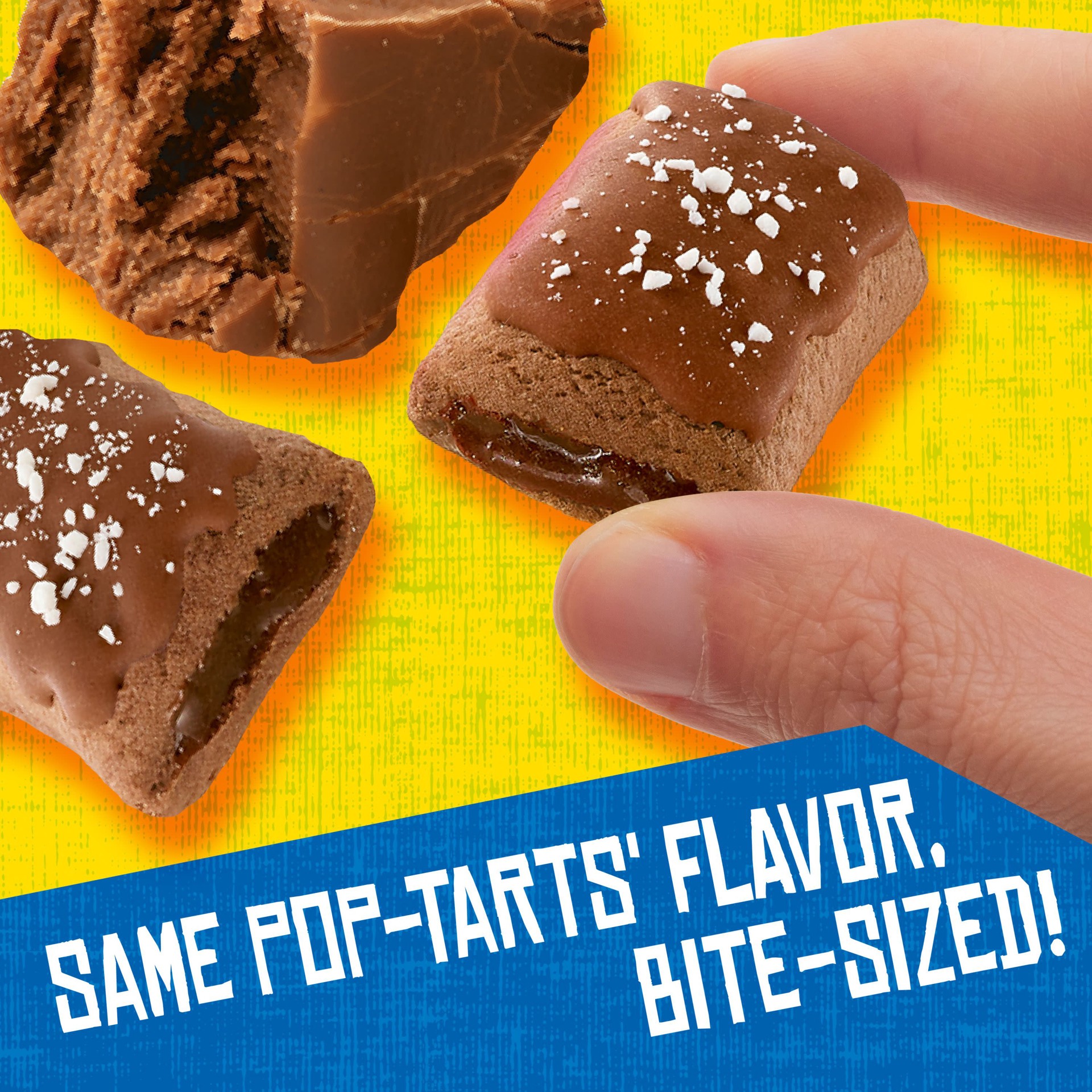 slide 3 of 5, Pop-Tarts Bites - Frosted Chocolatey Fudge, 5 ct