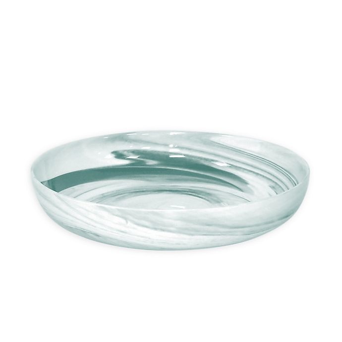 slide 1 of 1, Artisanal Kitchen Supply Coupe Marbleized Dinner Bowl - Teal, 1 ct