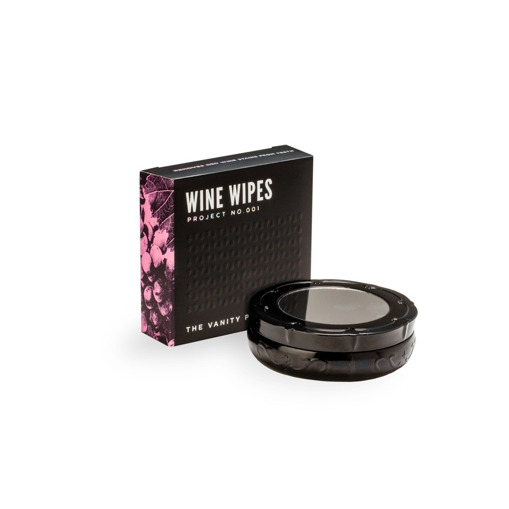 slide 2 of 2, The Vanity Project Wine Wipes, 15 ct