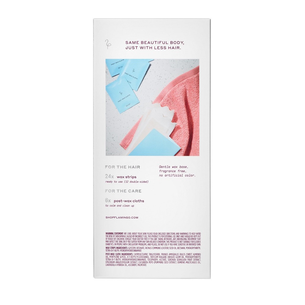 slide 6 of 6, Flamingo Women's Body Wax Kit, 24 ct