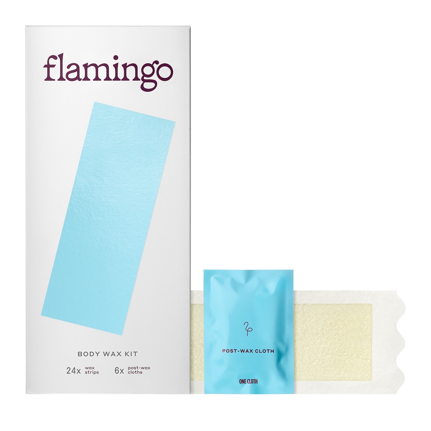 slide 1 of 6, Flamingo Women's Body Wax Kit, 24 ct