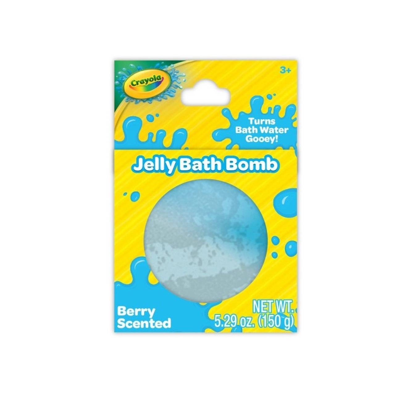 slide 1 of 1, Crayola Berry Scented Jelly Bath Bomb, 5.29 oz