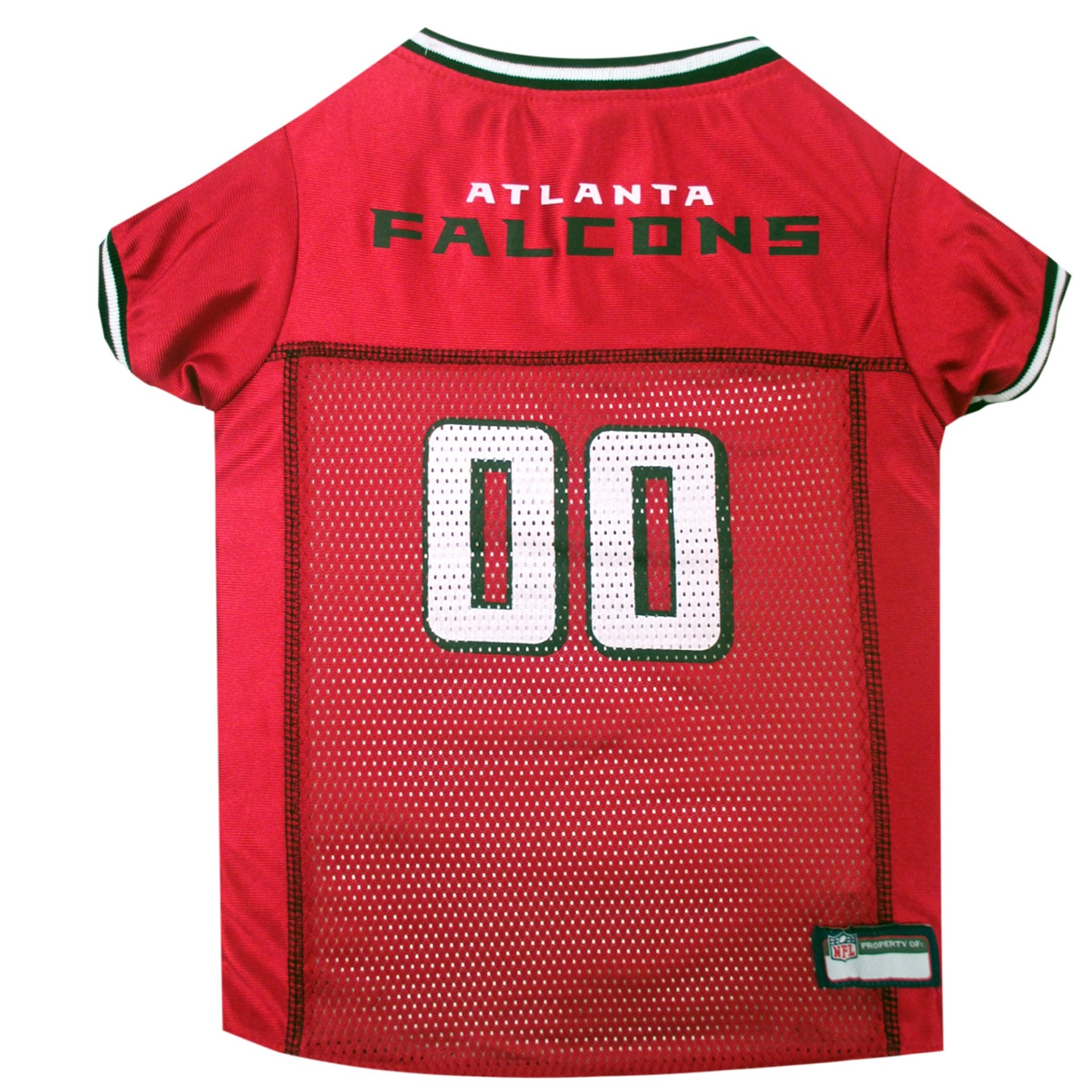 slide 1 of 1, Pets First Atlanta Falcons NFL Mesh Pet Jersey, LG