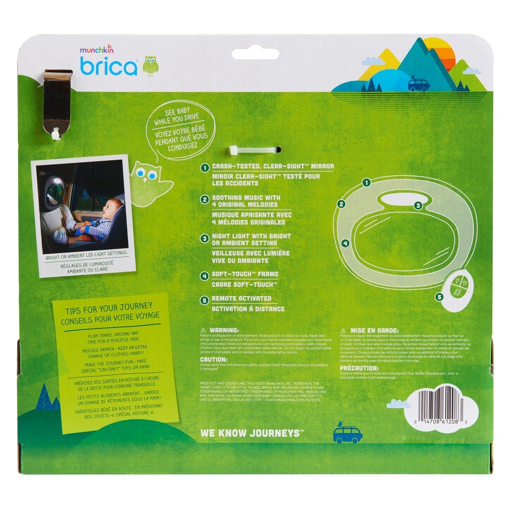 slide 7 of 7, Brica Night Light Musical Baby In Sight Mirror, 1 ct