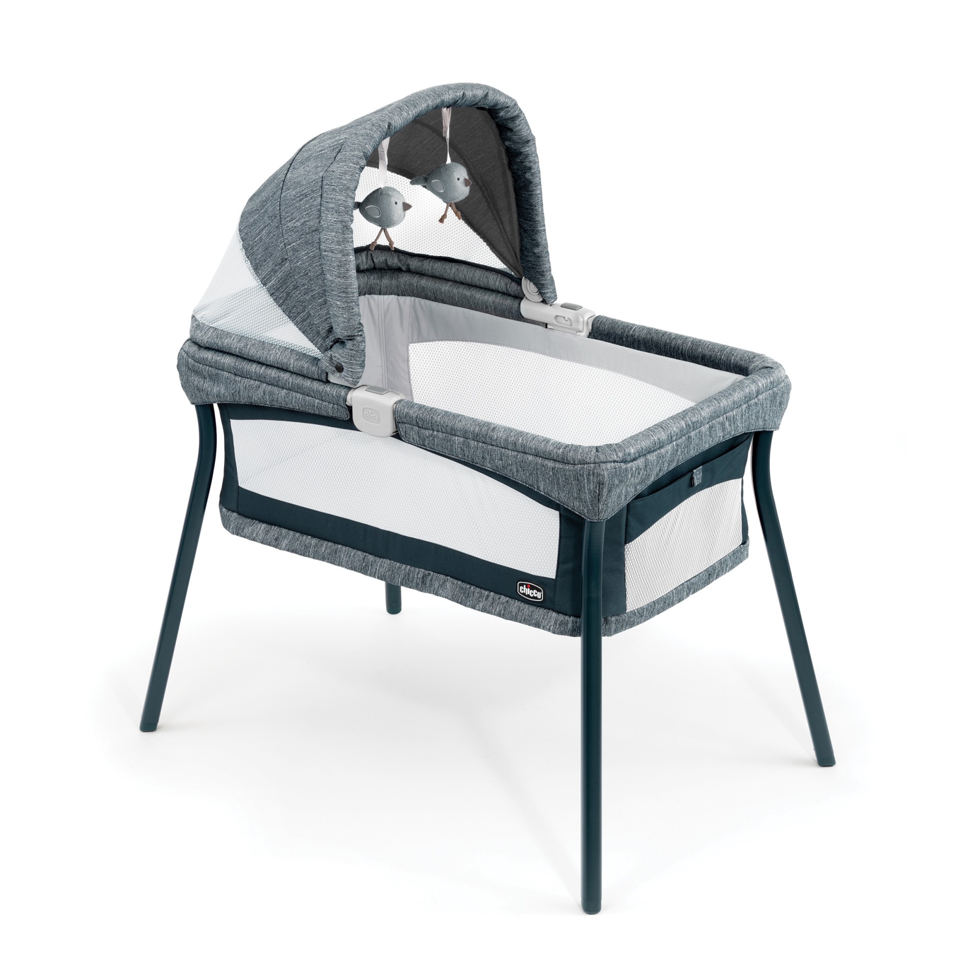 slide 1 of 1, Chicco Lullago Nest Portable Bassinet - Indigo, 1 ct