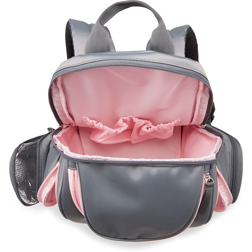 slide 5 of 11, Jeep Backpack - Gray/Pink, 1 ct