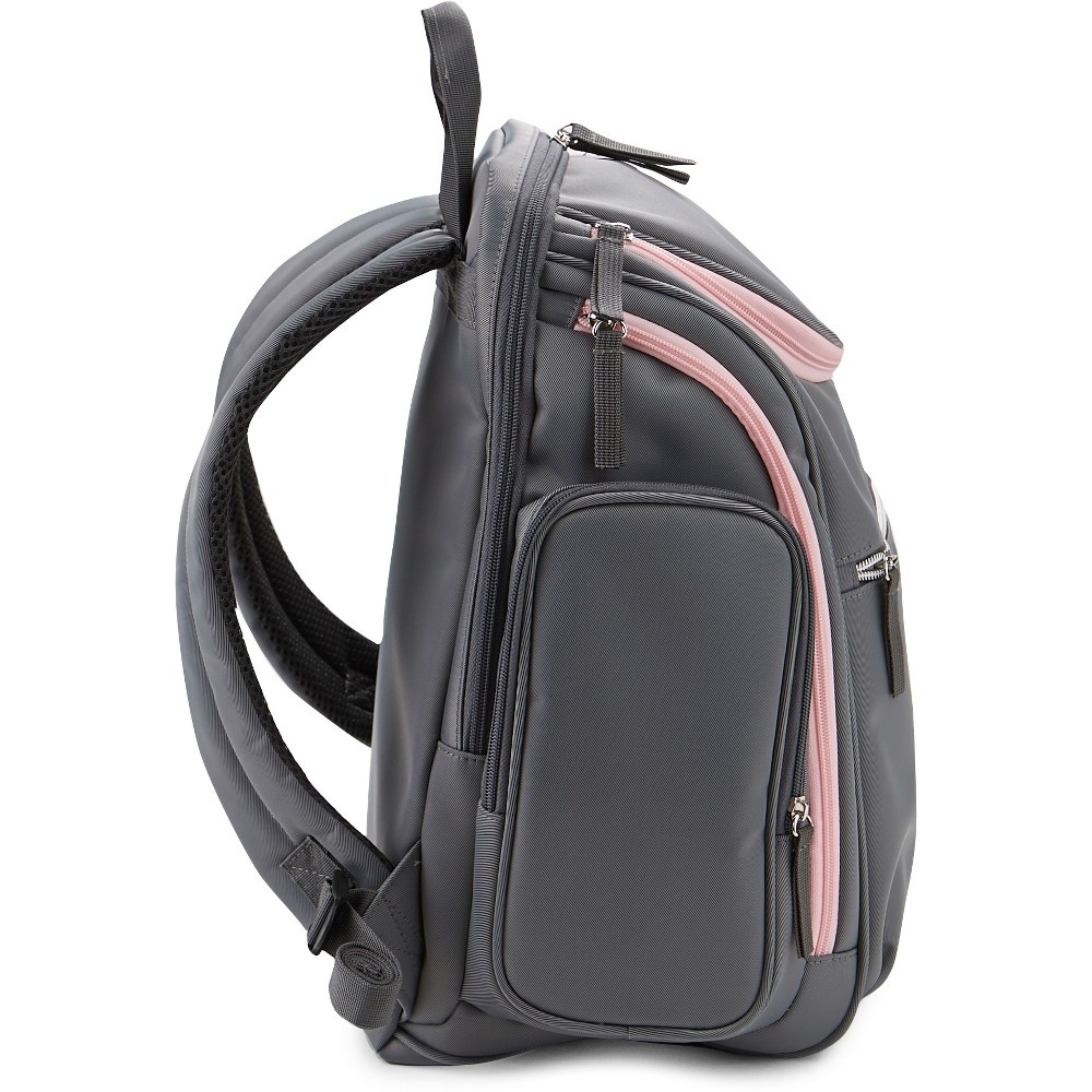 slide 10 of 11, Jeep Backpack - Gray/Pink, 1 ct