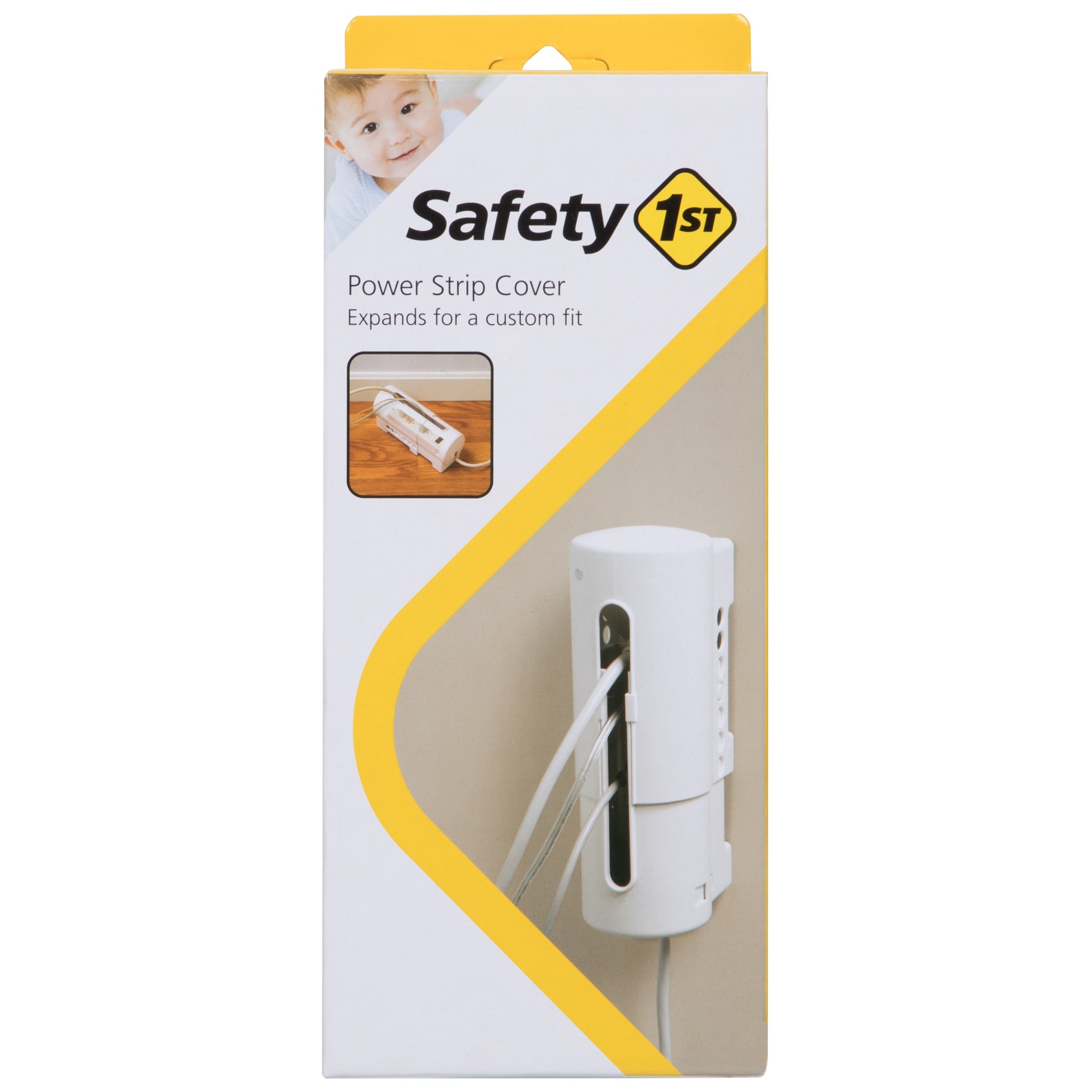 slide 1 of 4, Safety 1st Power Strip Cover - White, 1 ct