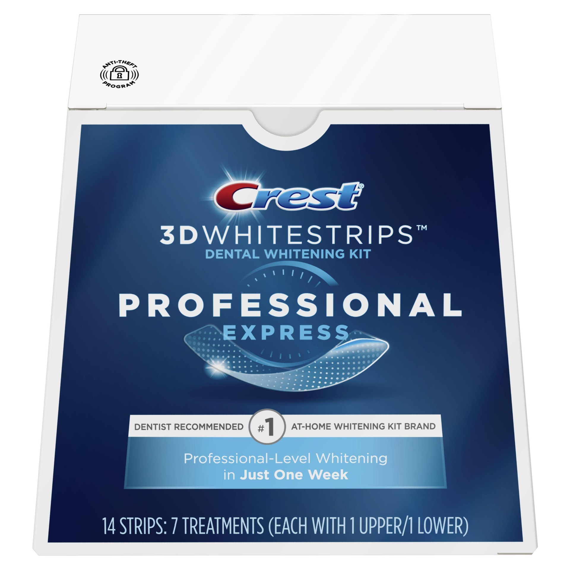 slide 1 of 2, Crest 3D Whitestrips Professional Express Teeth Whitening Kit, 1 ct