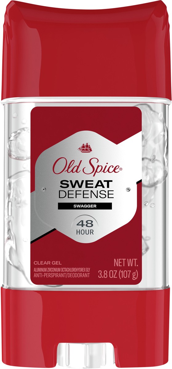 slide 2 of 3, Old Spice Red Zone Swagger Scent Clear Gel Antiperspirant and Deodorant for Men, 3.8 oz, 3.8 oz