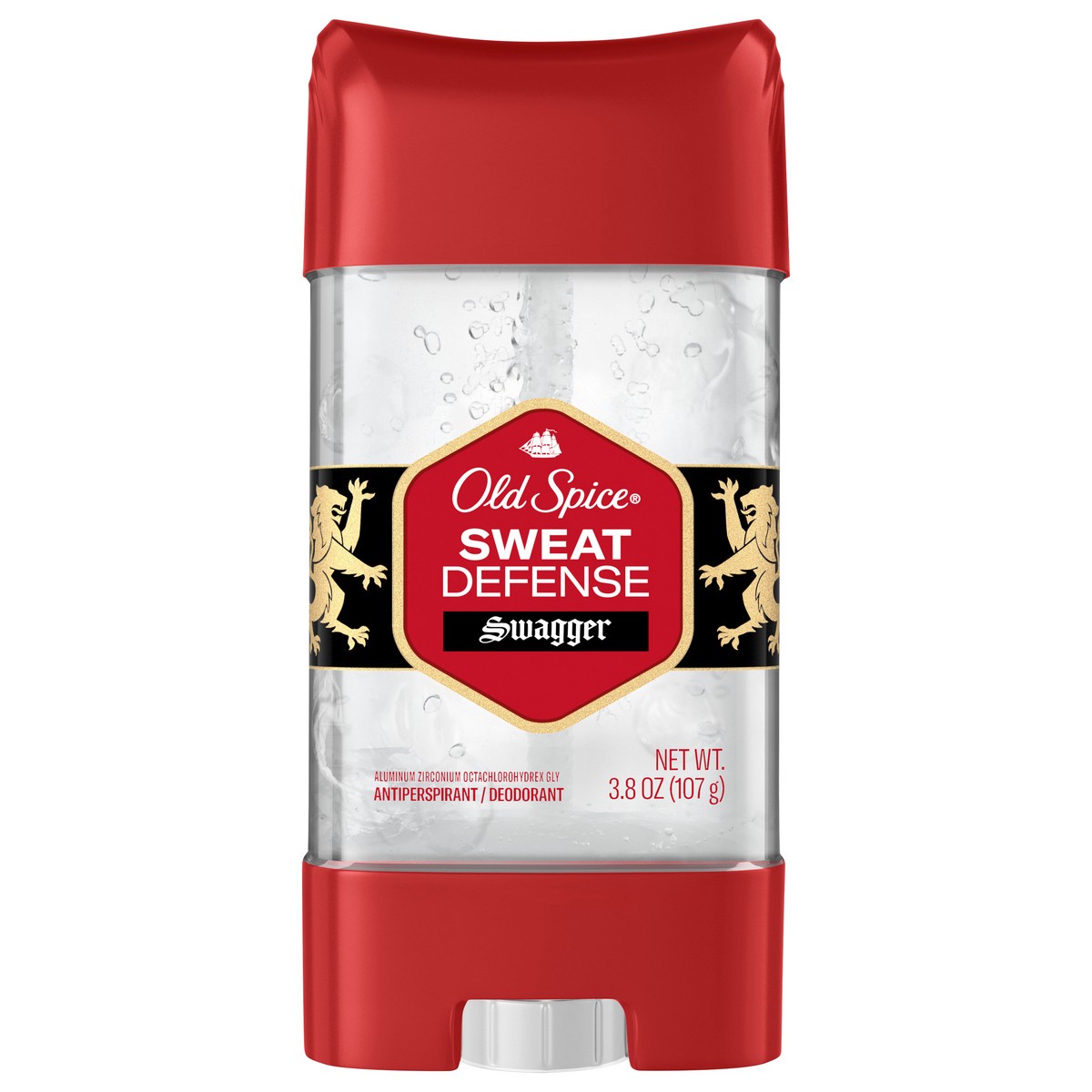 slide 1 of 3, Old Spice Red Zone Swagger Scent Clear Gel Antiperspirant and Deodorant for Men, 3.8 oz, 3.8 oz