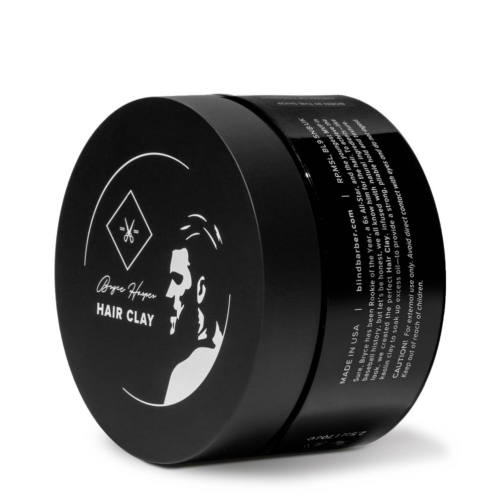 slide 2 of 5, Blind Barber Hair Clay by Bryce Harper, 2.5 fl oz