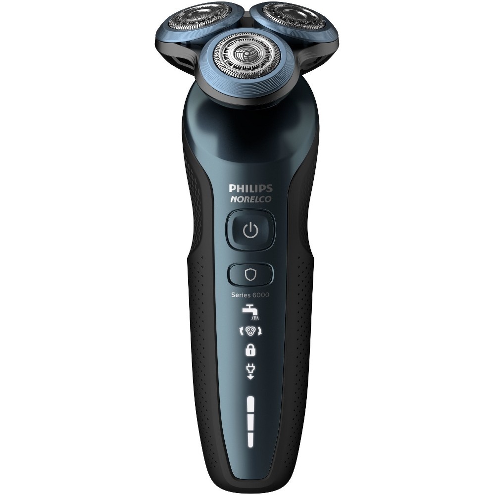 slide 2 of 7, Philips Norelco Series 6900 Wet & Dry Men's Rechargeable Electric Shaver - S6810/82, 1 ct