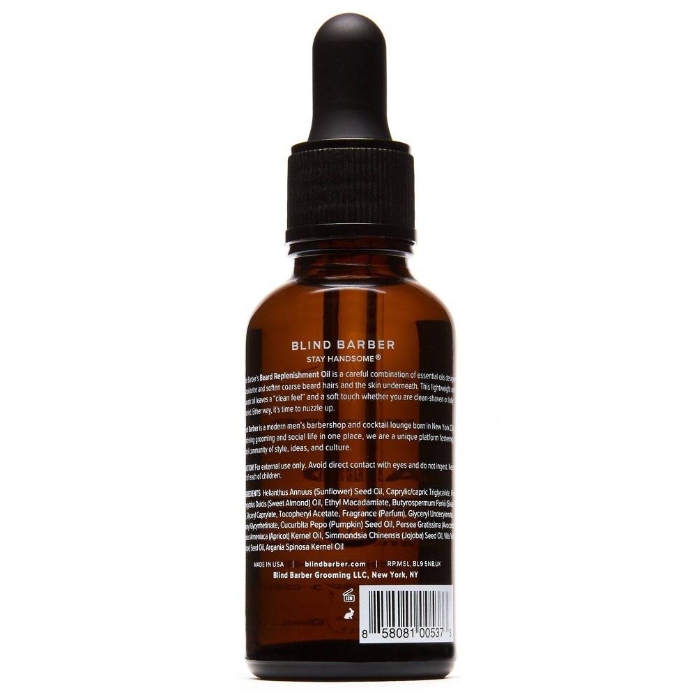 slide 2 of 2, Blind Barber Tonka Bean Beard Oil, 1 fl oz