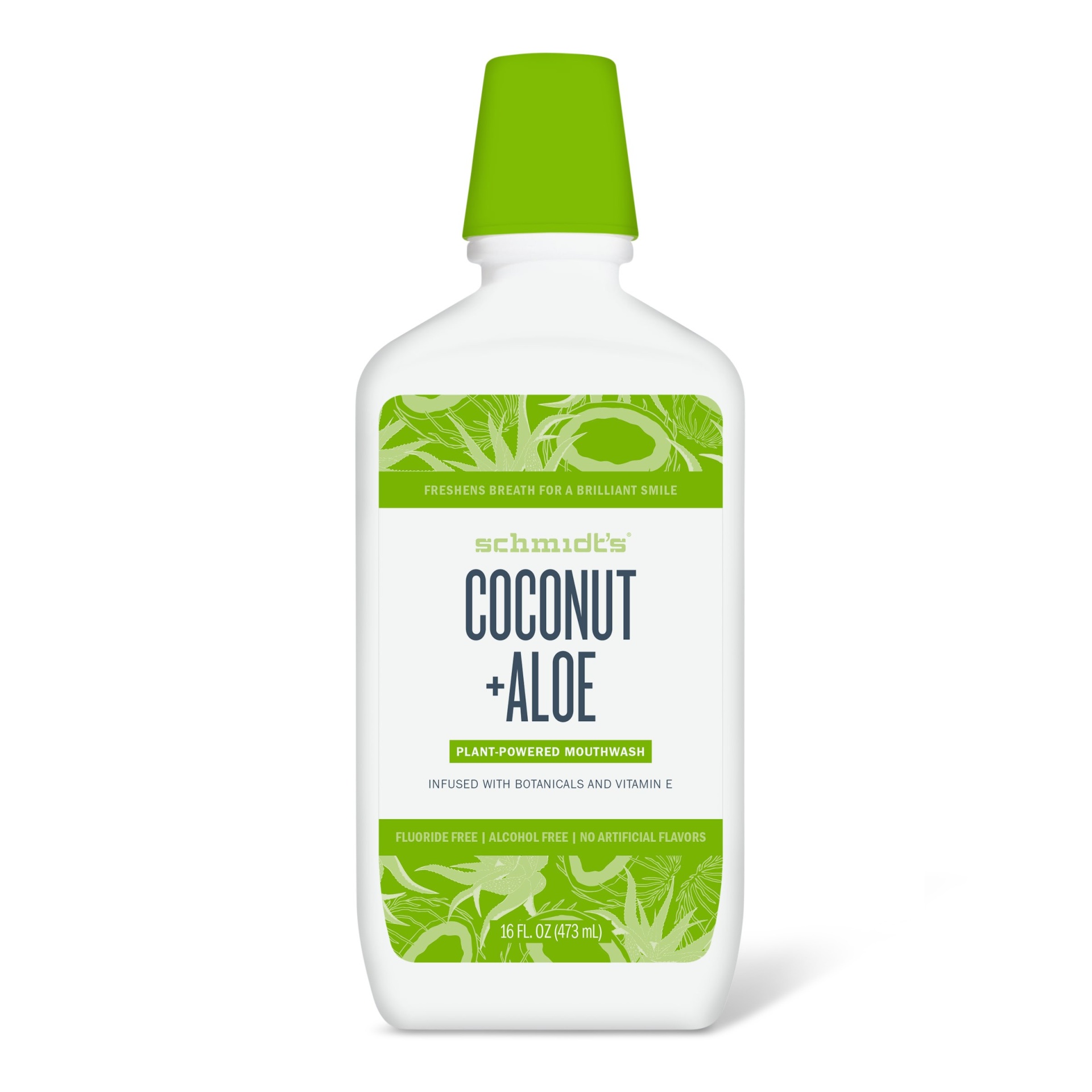 slide 1 of 2, Schmidt's Coconut Aloe Mouthwash, 16 fl oz