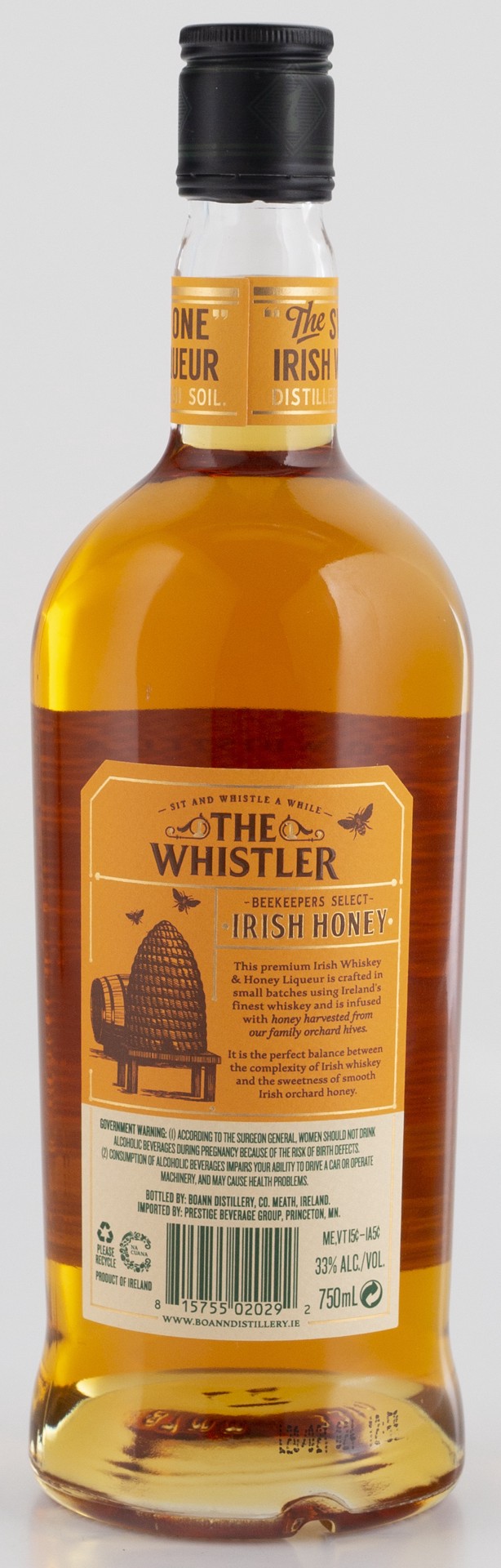 slide 2 of 4, The Whistler Irish Honey Whiskey Liqueur, 750 ml