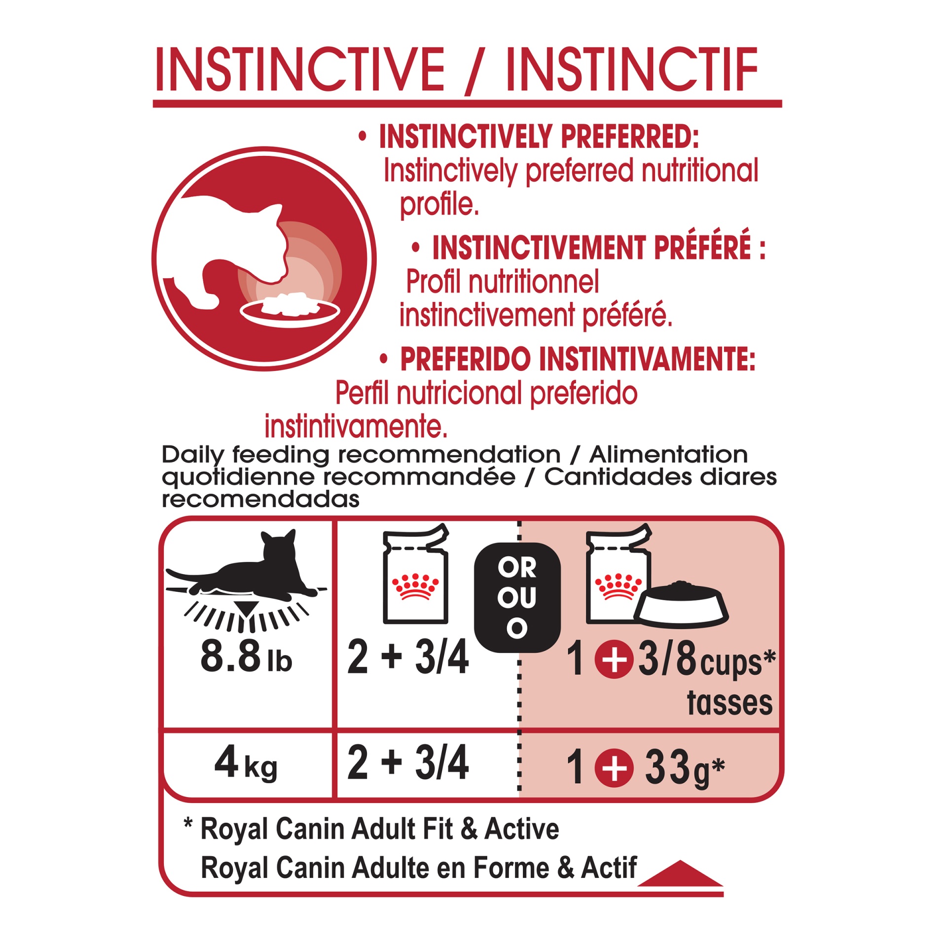 slide 2 of 4, Royal Canin Adult Cat Instinctive Chunks in Gravy Wet Cat Food Pouch - 3 oz, 3 oz