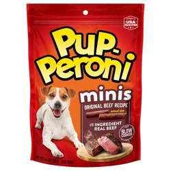 Pup-Peroni Minis Original Beef Recipe Dog Treats, 5.6 Oz. Bag