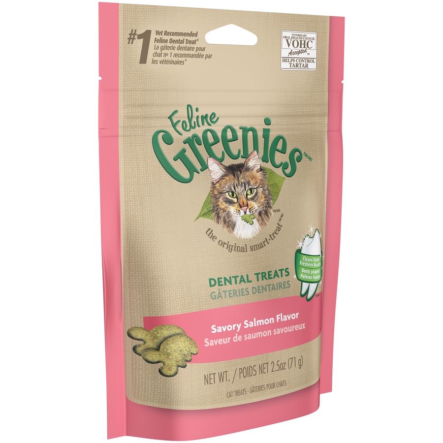 slide 7 of 9, Feline Greenies Savory Salmon Flavor, 2.5 oz