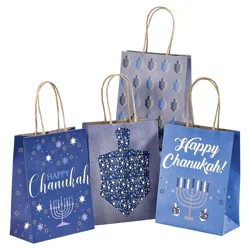 Shulsinger Chanukah Kraft Gift Bag