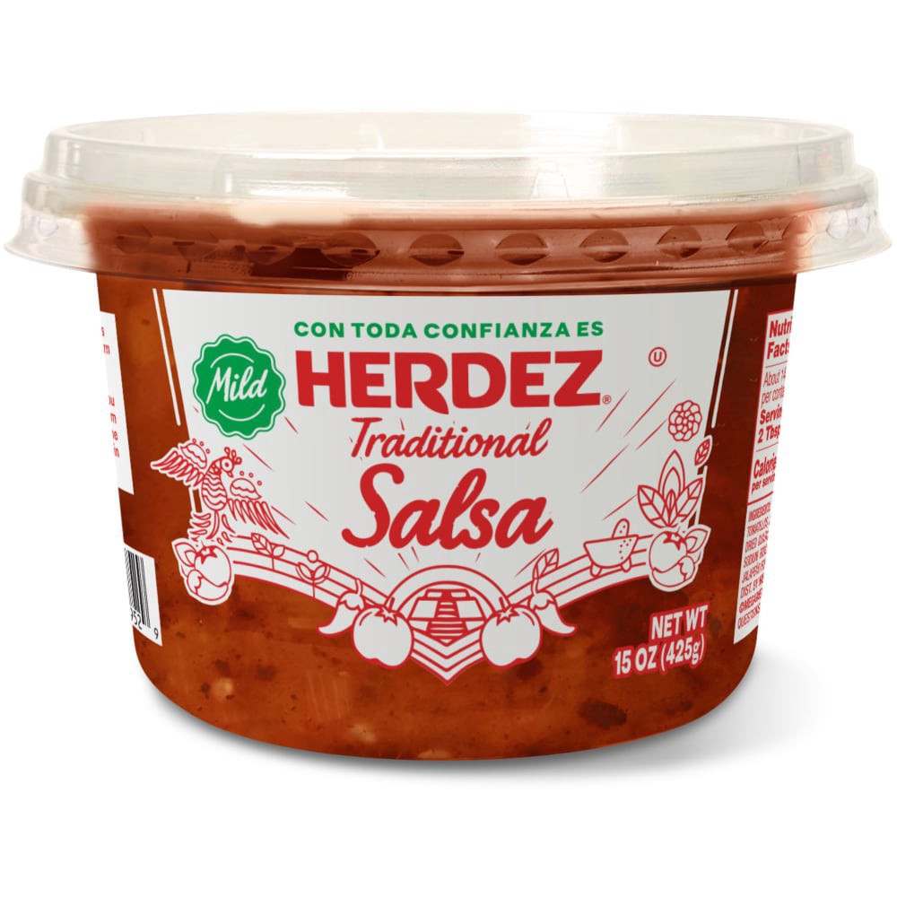 slide 2 of 3, Herdez Traditional Mild Salsa 15 oz, 15 oz
