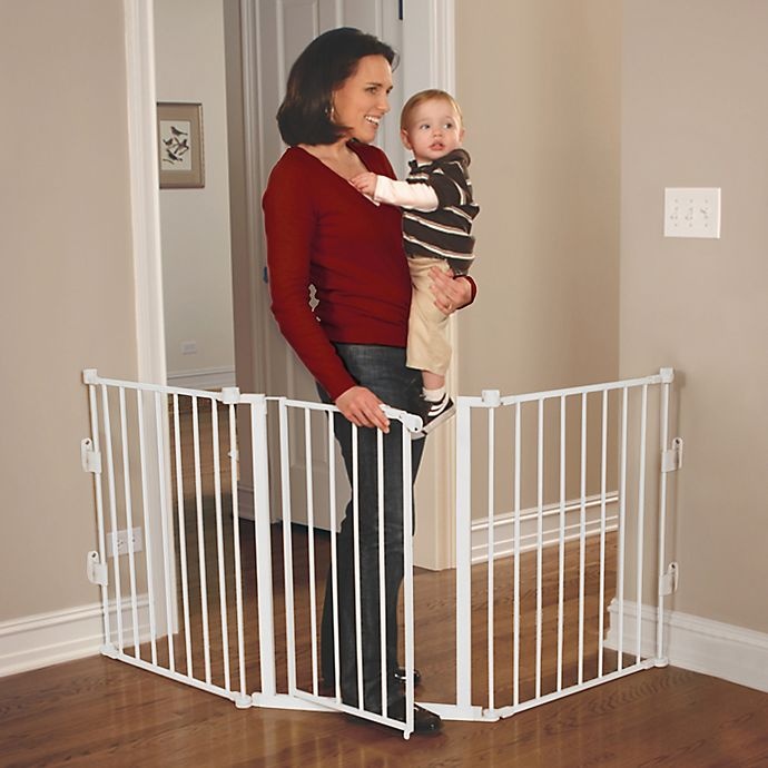 slide 2 of 2, Regalo Flexi Walk-Through Extra Wide Gate, 1 ct