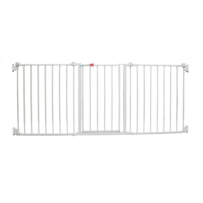 slide 1 of 2, Regalo Flexi Walk-Through Extra Wide Gate, 1 ct