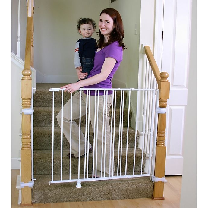 slide 1 of 1, Regalo 2-in-1 Extra Tall Top of Stairs Gate, 1 ct