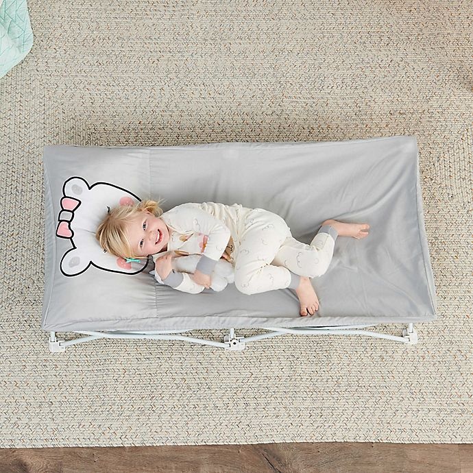 slide 4 of 8, Regalo My Cot Bear Pal Portable Toddler Bed - Grey, 1 ct