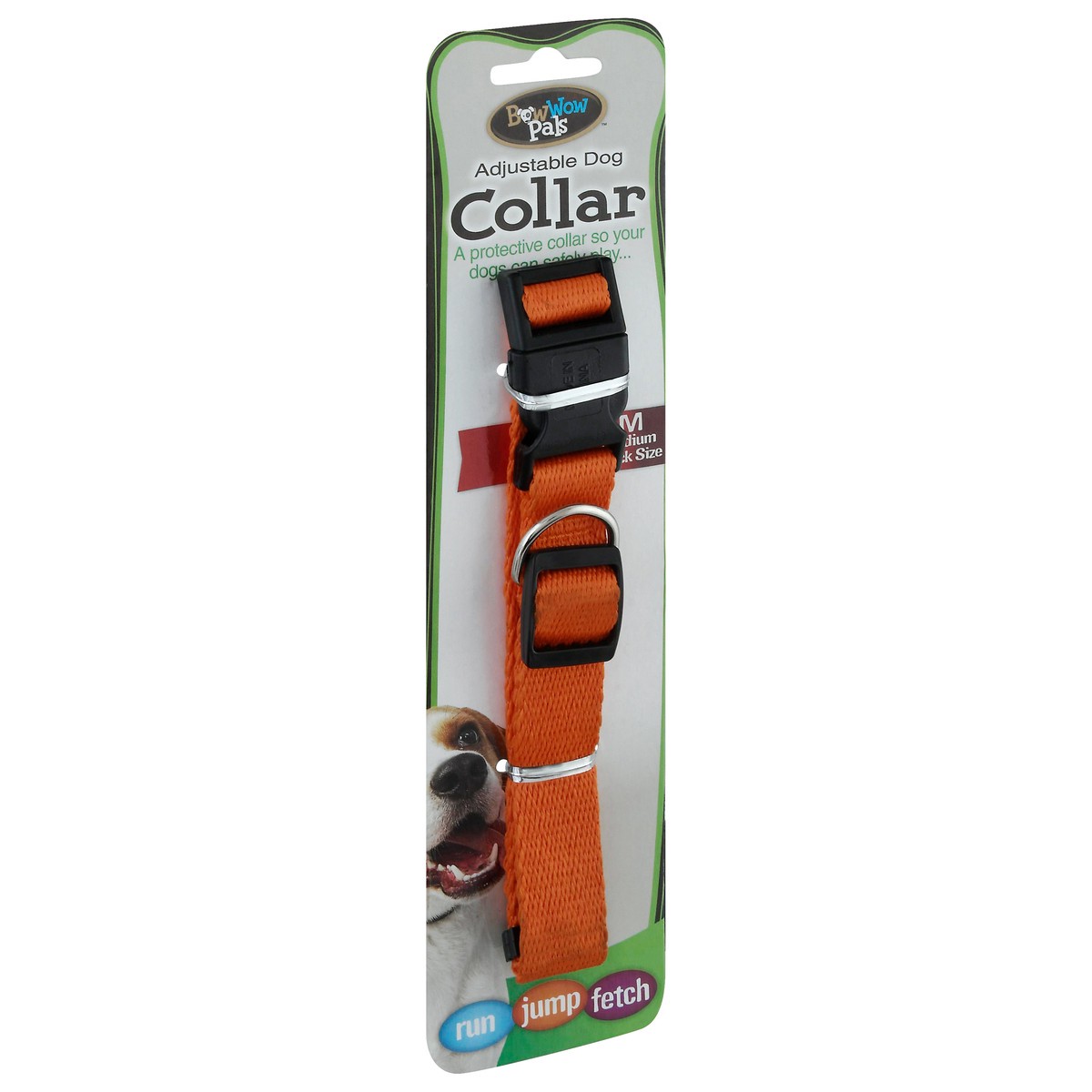 slide 4 of 9, BowWow Pals Medium Adjustable Dog Collar 1 ea, 1 ct