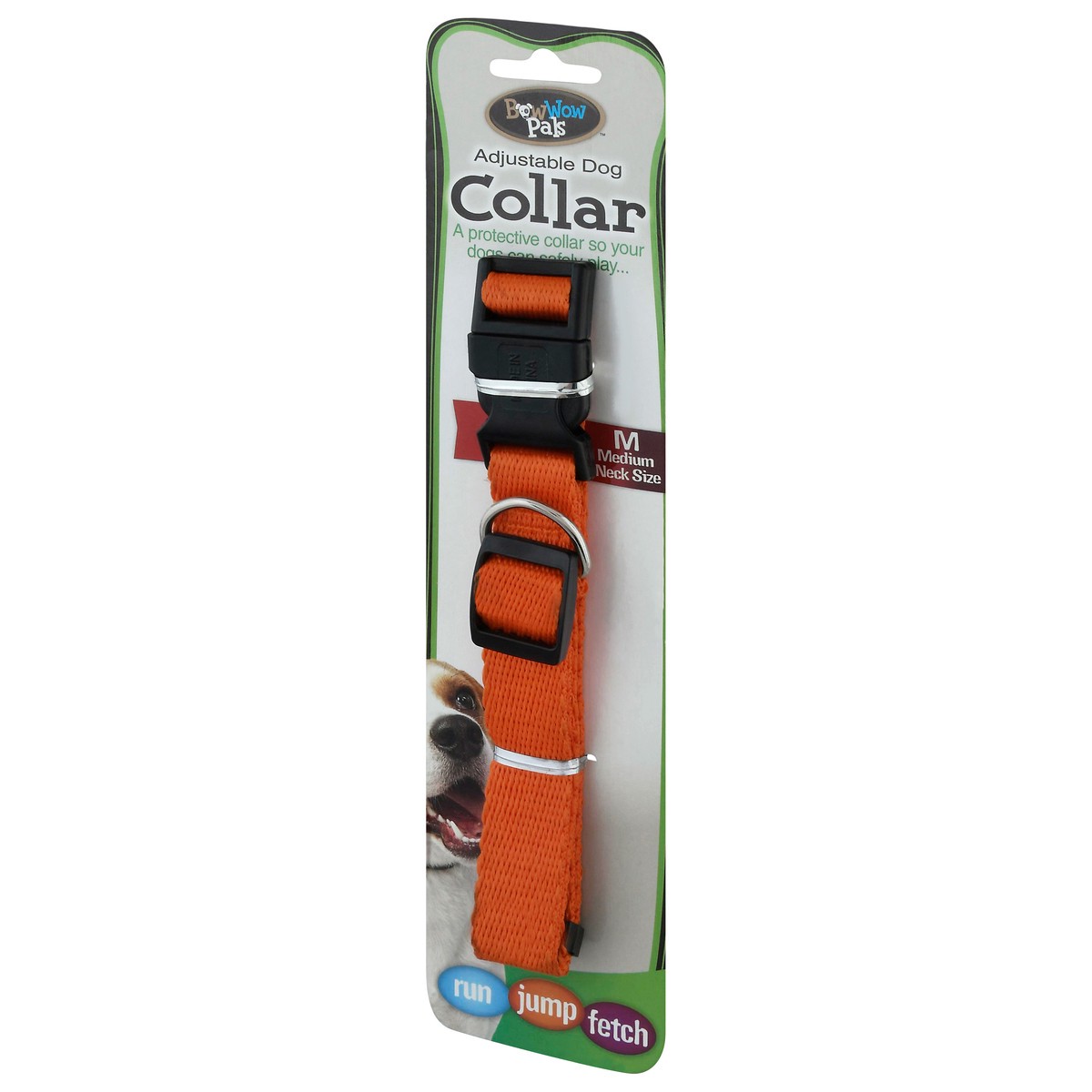 slide 5 of 9, BowWow Pals Medium Adjustable Dog Collar 1 ea, 1 ct